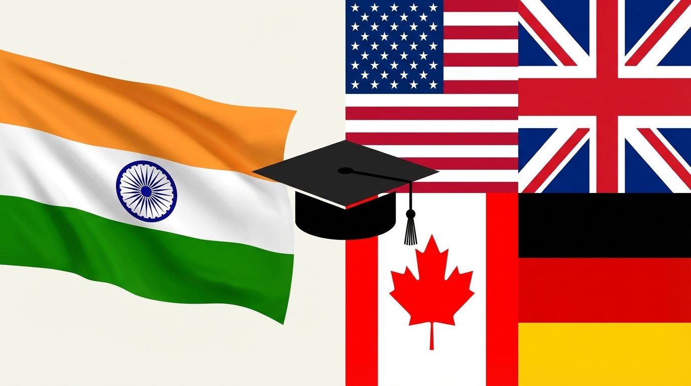cost of studying abroad vs studying in india in 2026